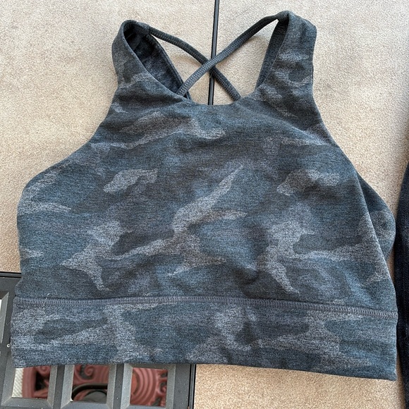 VUORI BLACK CAMO CROP JOGGER TRACK PANTS WORKOUT BRA SET-XS - Picture 2 of 11